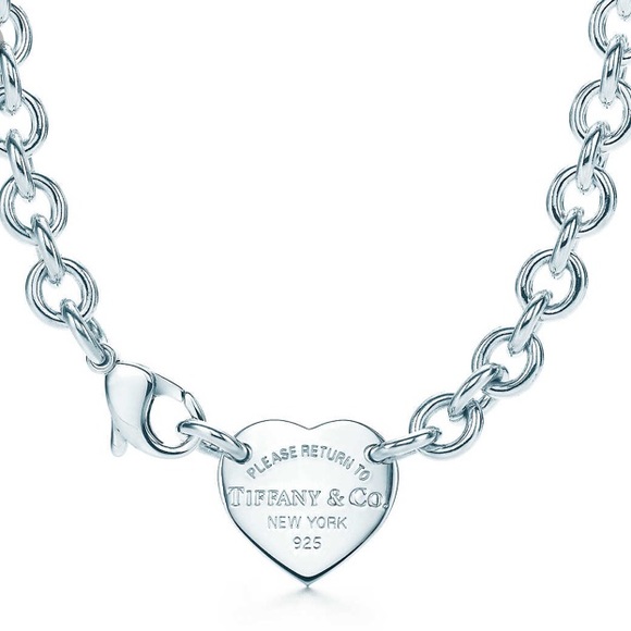 Tiffany & Co. Jewelry - Return to Tiffany heart tag choker necklace
